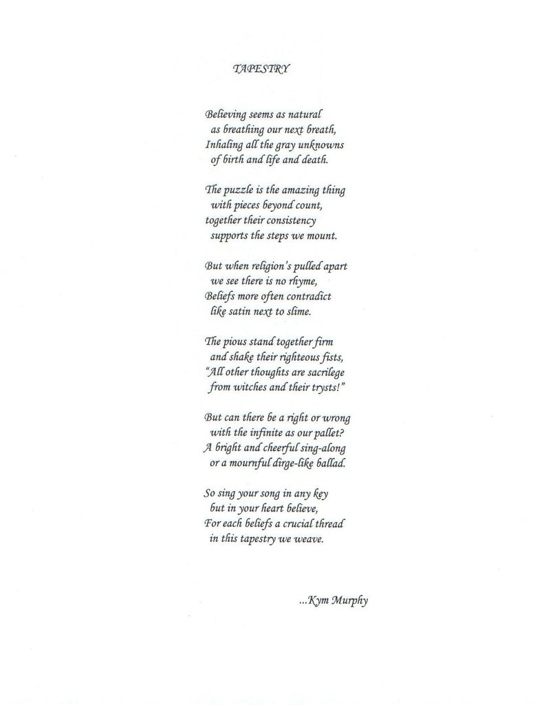 Tapestry Poem